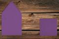 [111125] Briefhüllen 140x140 mm Nassklebend Violett 120 g/qm